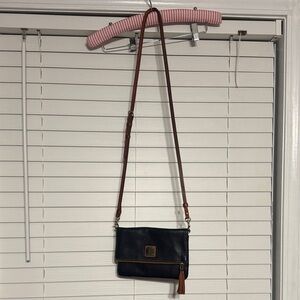 Dooney & Bourke Black Leather Crossbody Bag